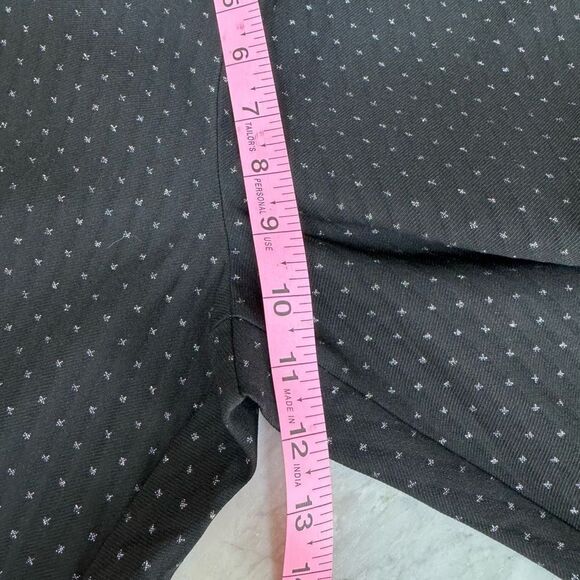 Nanette Lepore black silver stretch ponte pants size L NWT - Picture 7 of 8